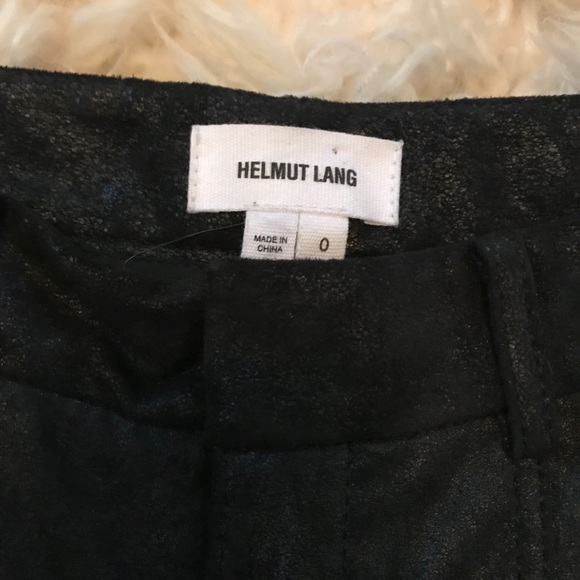 Helmet Lang Brushed Stretch-Leather Tapered Pants - Picture 6 of 8